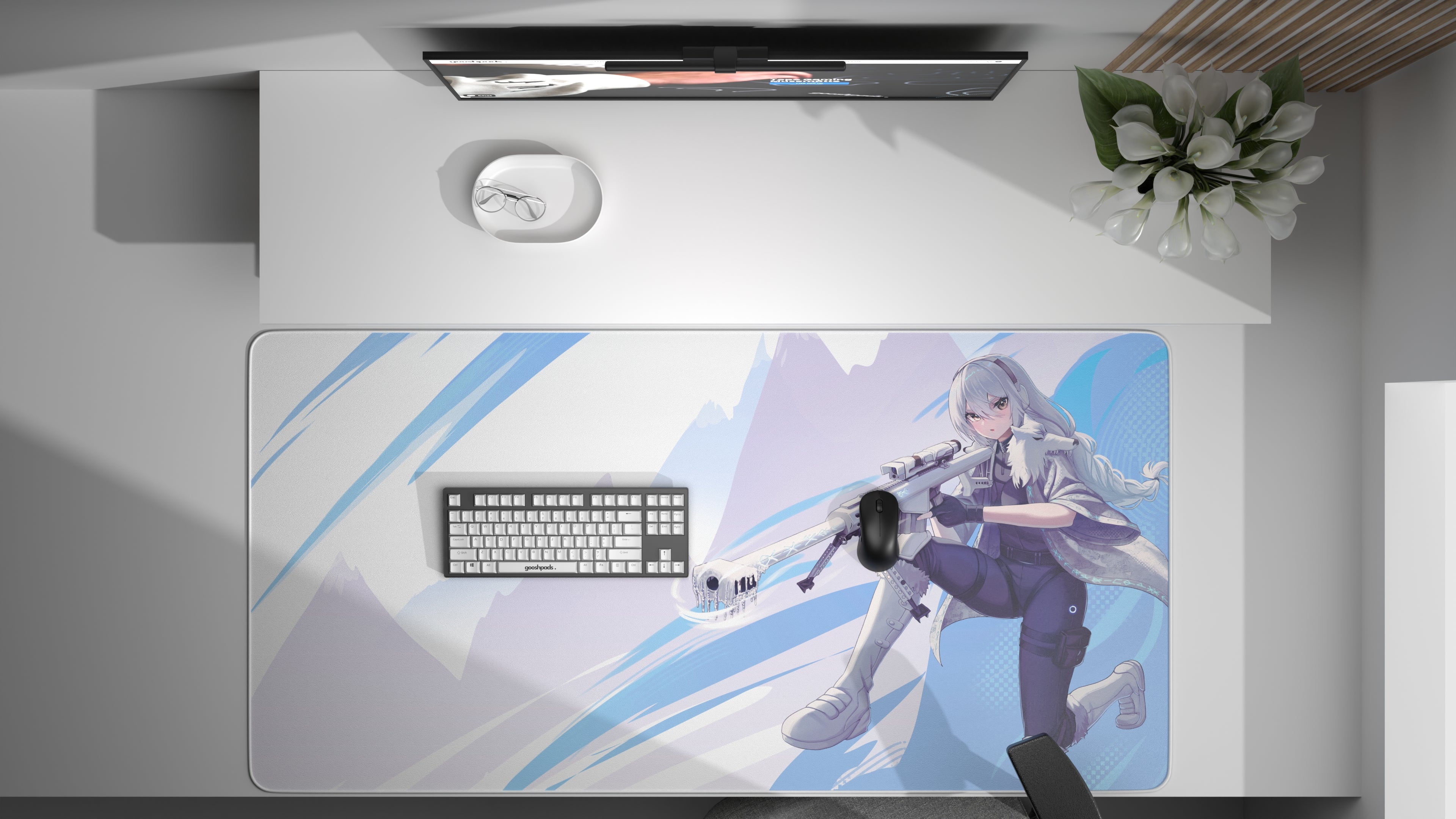 XXL Gaming Musemåtte (60x120 cm) - Freyja